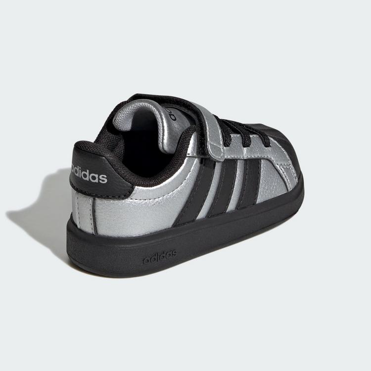 adidas adidas Streettalk Sneaker Kinder - Silver Metallic / Core Black / Silver Metallic - 4 | SportScheck