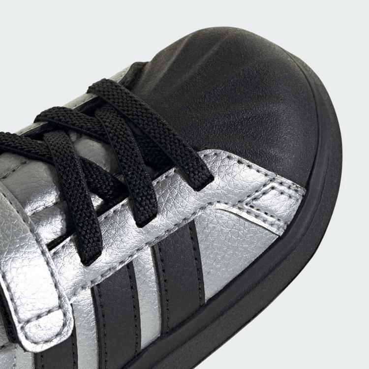 adidas adidas Streettalk Sneaker Kinder - Silver Metallic / Core Black / Silver Metallic - 7 | SportScheck