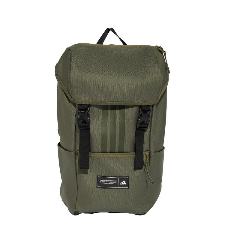 adidas adidas 3-STREIFEN RUCKSACK, MIT KLAPPE Daypack - Olive Strata / Black - 0 | SportScheck