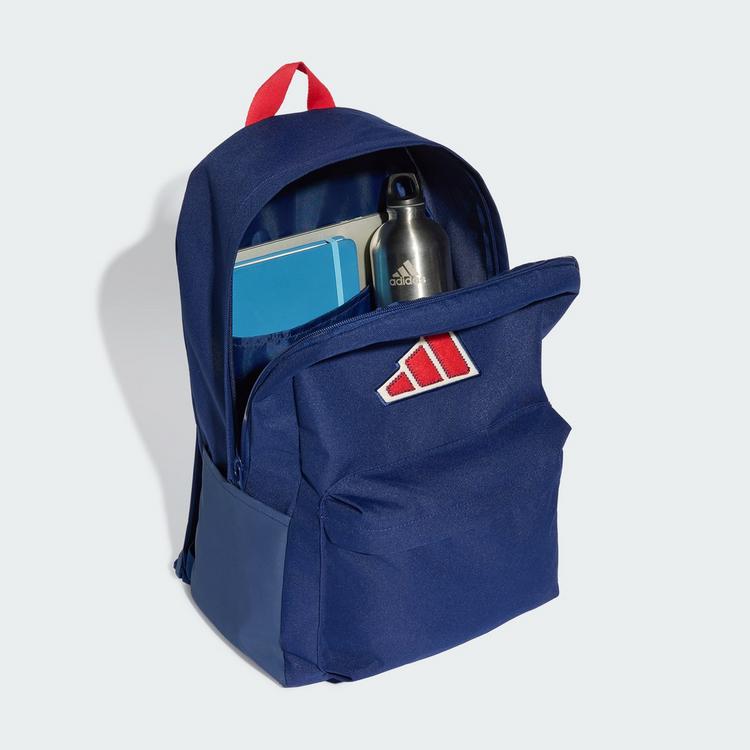 adidas adidas Essentials Logo Rucksack Daypack - Dark Blue / Pure Ruby - 0 | SportScheck