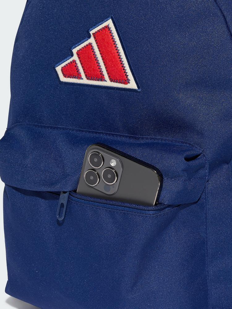 adidas adidas Essentials Logo Rucksack Daypack - Dark Blue / Pure Ruby - 1 | SportScheck