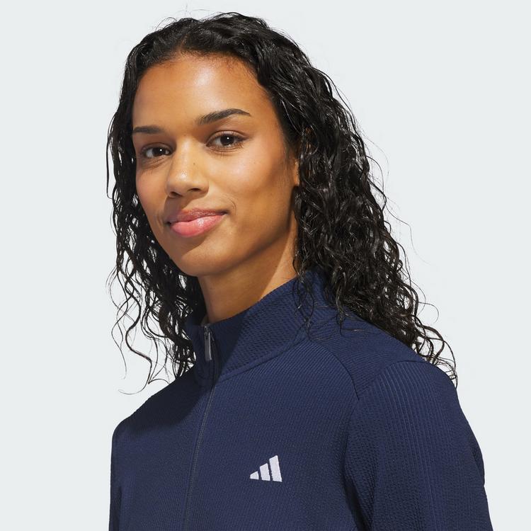 adidas adidas PERFORMANCE TEXTURE FULL ZIP JACKE Trainingsjacke Damen - Collegiate Navy - 0 | SportScheck