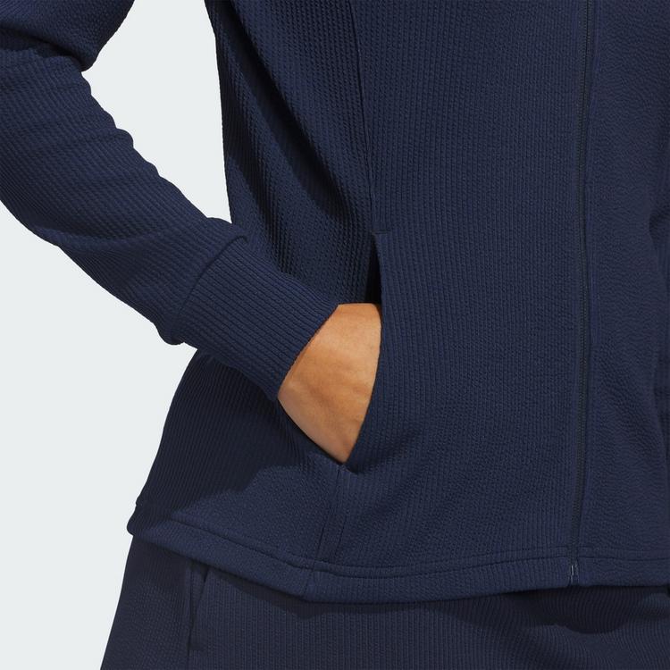 adidas adidas PERFORMANCE TEXTURE FULL ZIP JACKE Trainingsjacke Damen - Collegiate Navy - 1 | SportScheck