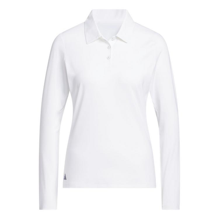adidas adidas PERFORMANCE POLOSHIRT, LANG&Auml;RMELIG Langarmshirt Damen - White - 0 | SportScheck