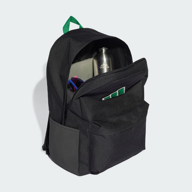 adidas adidas Essentials Logo Rucksack Daypack - Black / Green - 0 | SportScheck