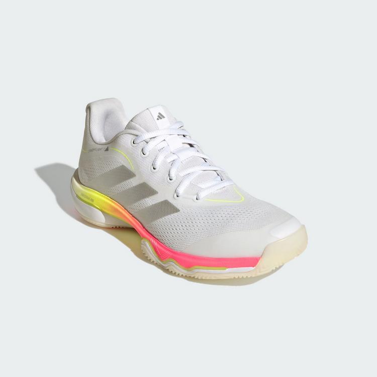 adidas adidas CRAZYFLIGHT&nbsp;7 Schuh Hallenschuhe Damen - Cloud White / Tech Grey Metallic / Solar Turbo - 3 | SportScheck