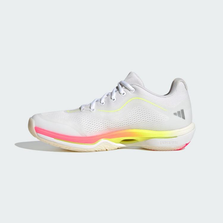 adidas adidas CRAZYFLIGHT&nbsp;7 Schuh Hallenschuhe Damen - Cloud White / Tech Grey Metallic / Solar Turbo - 5 | SportScheck