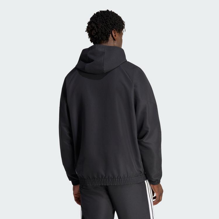 adidas adidas TIRO 26 ESSENTIALS KAPUZENJACKE, GEWEBT Langarmshirt Herren - Black / Black / White - 1 | SportScheck