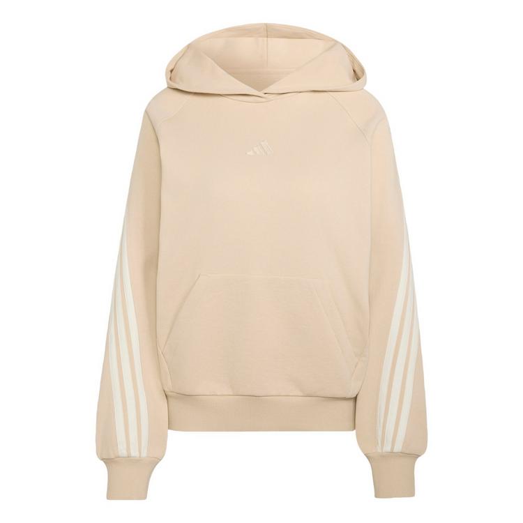 adidas adidas adidas KIT 3-STREIFEN HOODIE Hoodie Damen - Crystal Linen / Off White - 0 | SportScheck