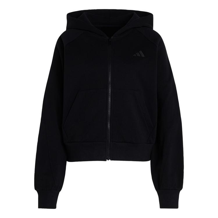 adidas adidas ADIDAS KIT KAPUZENJACKE, KLEINES LOGO Sweatjacke Damen - Black - 0 | SportScheck
