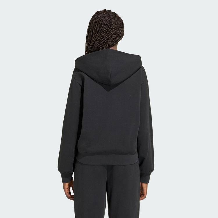 adidas adidas ADIDAS KIT KAPUZENJACKE, KLEINES LOGO Sweatjacke Damen - Black - 1 | SportScheck