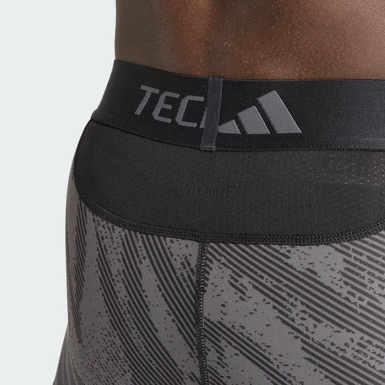 adidas adidas Techfit AOP Kurze Leggings Leggings Herren - Grey / Grey Six - 1 | SportScheck