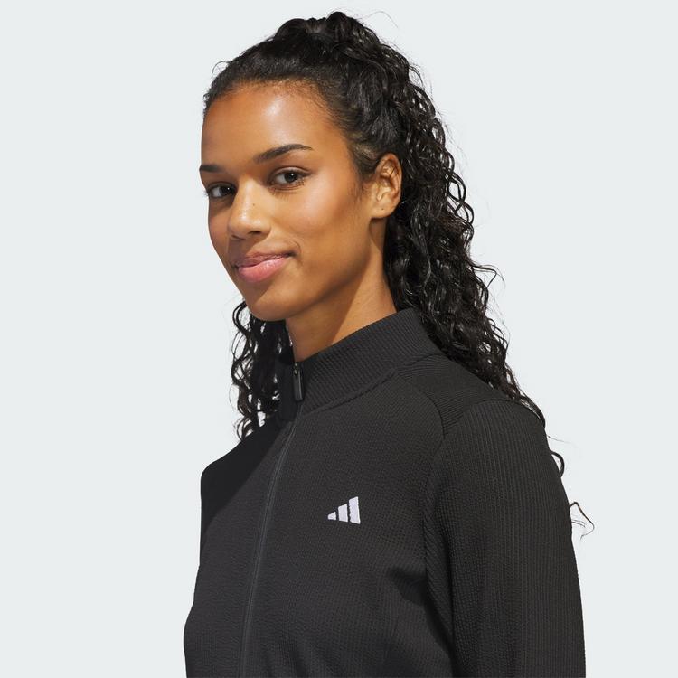 adidas adidas PERFORMANCE TEXTURE FULL ZIP JACKE Trainingsjacke Damen - Black - 0 | SportScheck