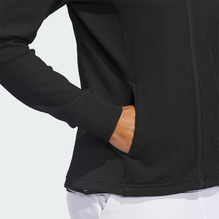 adidas adidas PERFORMANCE TEXTURE FULL ZIP JACKE Trainingsjacke Damen - Black - 1 | SportScheck