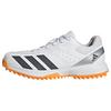 adidas Howzat Spikeless Cricket-schuh Hallenschuhe Herren - Cloud White / Aurora Onix / Lucid Tangerine