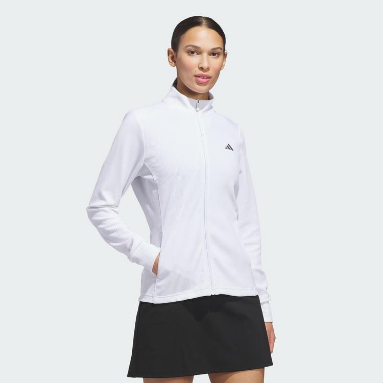 adidas adidas PERFORMANCE TEXTURE FULL ZIP JACKE Trainingsjacke Damen - White - 0 | SportScheck