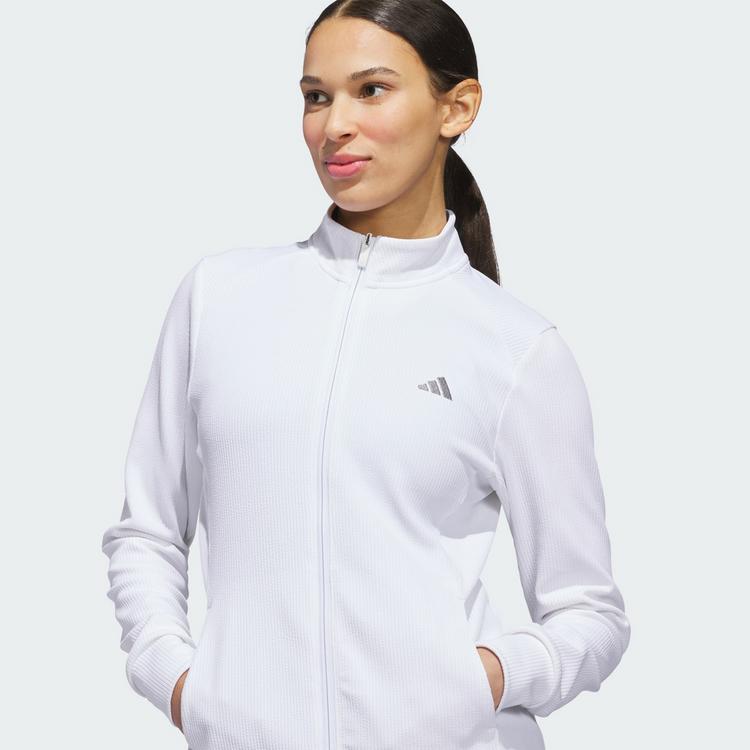 adidas adidas PERFORMANCE TEXTURE FULL ZIP JACKE Trainingsjacke Damen - White - 0 | SportScheck