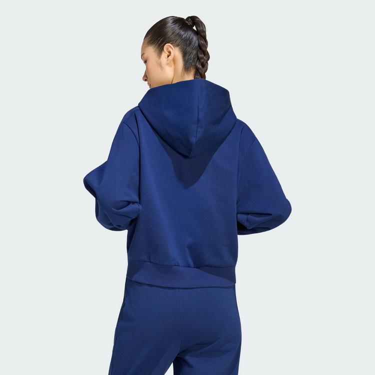 adidas adidas ADIDAS KIT KAPUZENJACKE, KLEINES LOGO Sweatjacke Damen - Dark Blue - 1 | SportScheck
