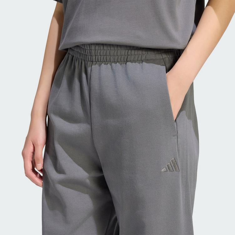adidas adidas ADIDAS KIT LOOSE HOSE, MIT B&Uuml;NDCHEN, Freizeithose Damen - Grey Five - 1 | SportScheck