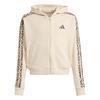 adidas SEASONALS ANIMAL KAPUZENJACKE, Sweatjacke Kinder - Crystal Linen / Multicolor / Dark Brown
