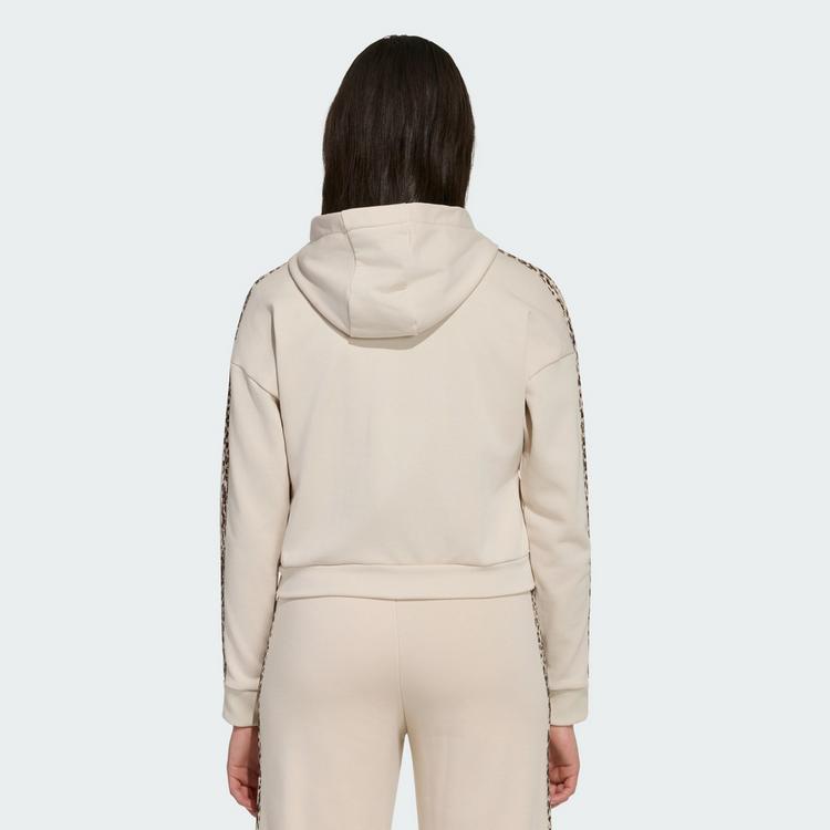 adidas adidas SEASONALS ANIMAL KAPUZENJACKE, Sweatjacke Kinder - Crystal Linen / Multicolor / Dark Brown - 1 | SportScheck
