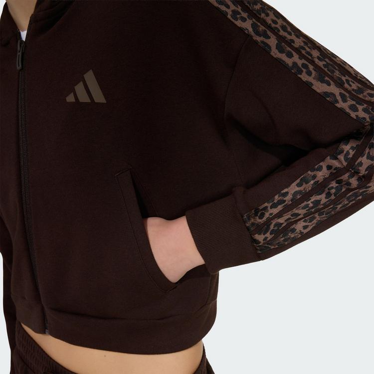 adidas adidas SEASONALS ANIMAL KAPUZENJACKE, Sweatjacke Kinder - Aurora Coffee / Multicolor / Earth Strata - 1 | SportScheck