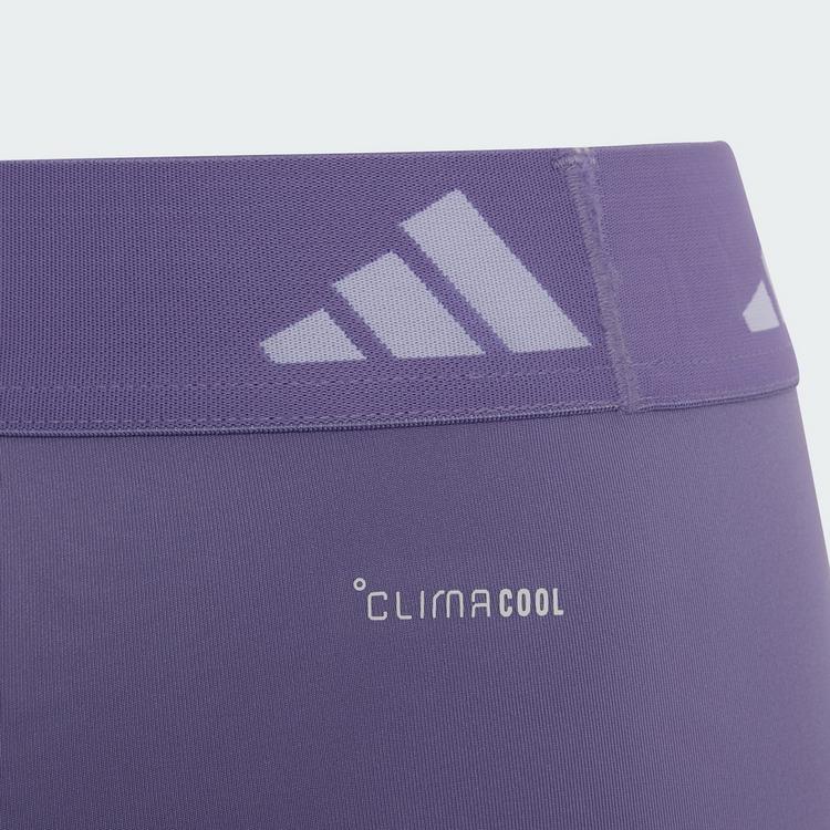 adidas adidas TECHFIT LEGGINGS, KURZ Leggings Kinder - Magic Lilac / White - 2 | SportScheck