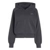 adidas ADIDAS KIT KAPUZENJACKE, KLEINES LOGO Sweatjacke Damen - Grey Five