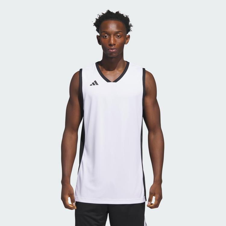 adidas adidas 3G Speed Basketballtrikot zum Wenden Basketball Shirt Herren - White / Black - 0 | SportScheck