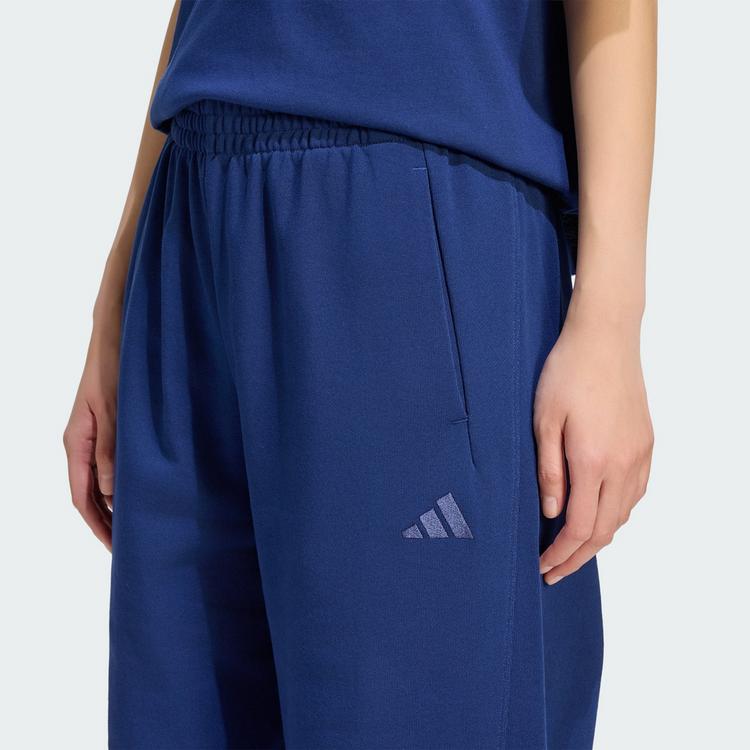 adidas adidas ADIDAS KIT LOOSE HOSE, MIT B&Uuml;NDCHEN, Freizeithose Damen - Dark Blue - 1 | SportScheck