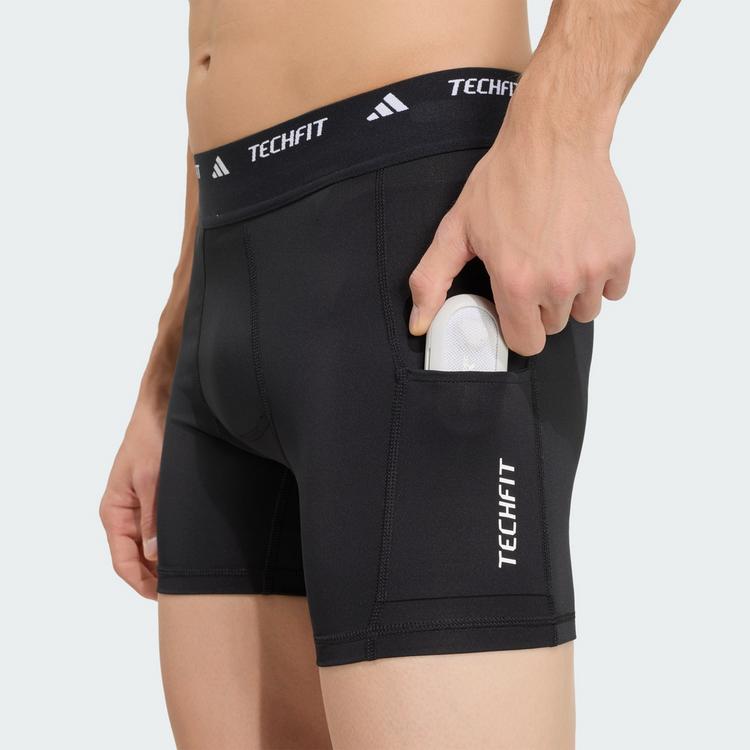 adidas adidas TECHFIT HYBRID-LEGGINGS, KURZ Leggings Herren - Black - 0 | SportScheck