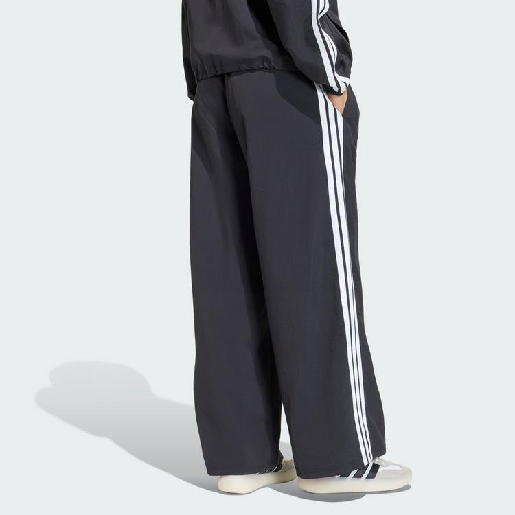 adidas adidas Iconic Bungees-Trainingshose, gewebt, Stoffhose Damen - Black / White - 1 | SportScheck
