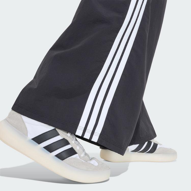 adidas adidas Iconic Bungees-Trainingshose, gewebt, Stoffhose Damen - Black / White - 1 | SportScheck