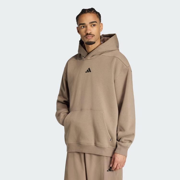 adidas adidas PrimeLift Workout Oversize Hoodie Hoodie Herren - Khaki Six - 0 | SportScheck