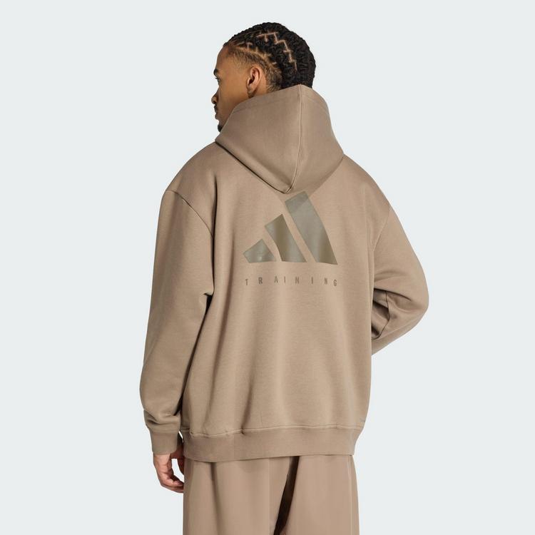 adidas adidas PrimeLift Workout Oversize Hoodie Hoodie Herren - Khaki Six - 1 | SportScheck