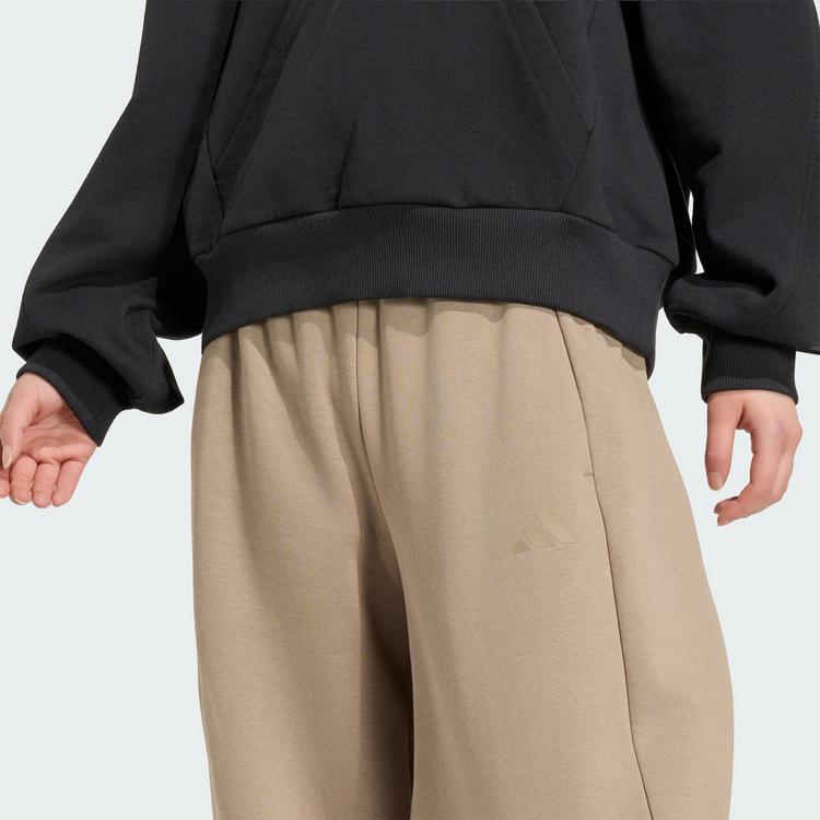 adidas adidas Essentials Contemporary Fleece Hose mit Stoffhose Damen - Khaki Six - 1 | SportScheck