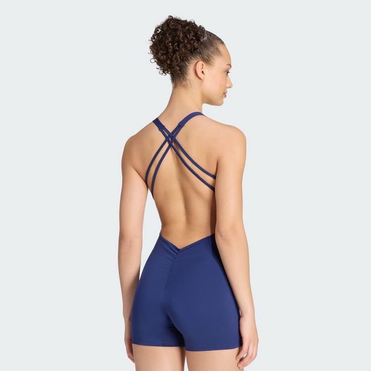 adidas adidas 3-STREIFEN STUDIO ONESIE Jumpsuit Damen - Dark Blue - 1 | SportScheck