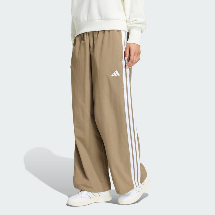 adidas adidas Iconic Bungees-Trainingshose, gewebt, Stoffhose Damen - Khaki Six - 0 | SportScheck