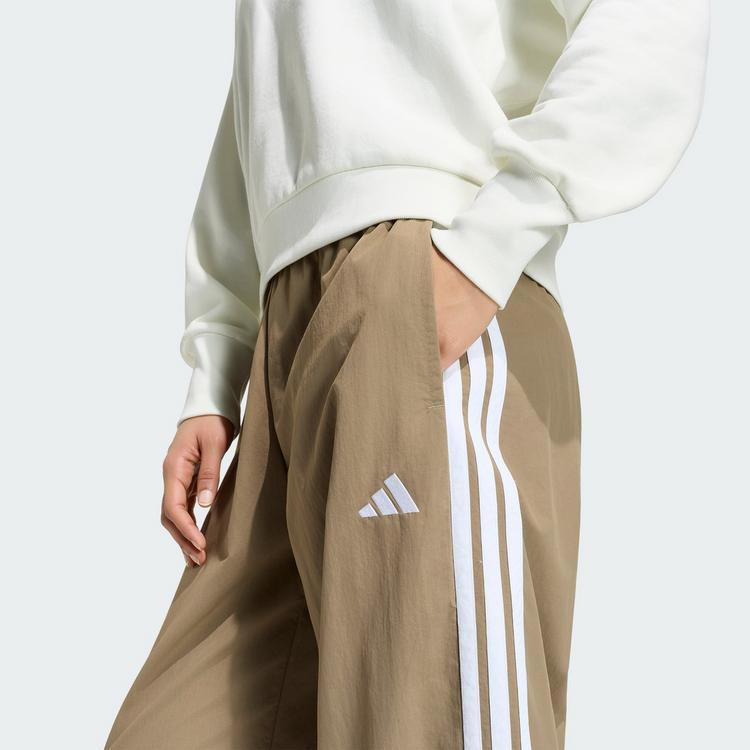 adidas adidas Iconic Bungees-Trainingshose, gewebt, Stoffhose Damen - Khaki Six - 0 | SportScheck