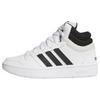 adidas HOOPS MID CLASSIC SCHUHE Sneaker Kinder - Cloud White / Core Black / Orbit Grey