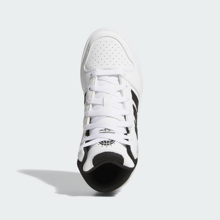 adidas adidas HOOPS MID CLASSIC SCHUHE Sneaker Kinder - Cloud White / Core Black / Orbit Grey - 1 | SportScheck
