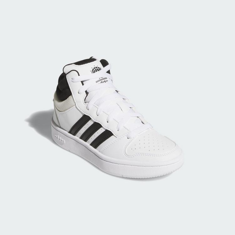 adidas adidas HOOPS MID CLASSIC SCHUHE Sneaker Kinder - Cloud White / Core Black / Orbit Grey - 3 | SportScheck