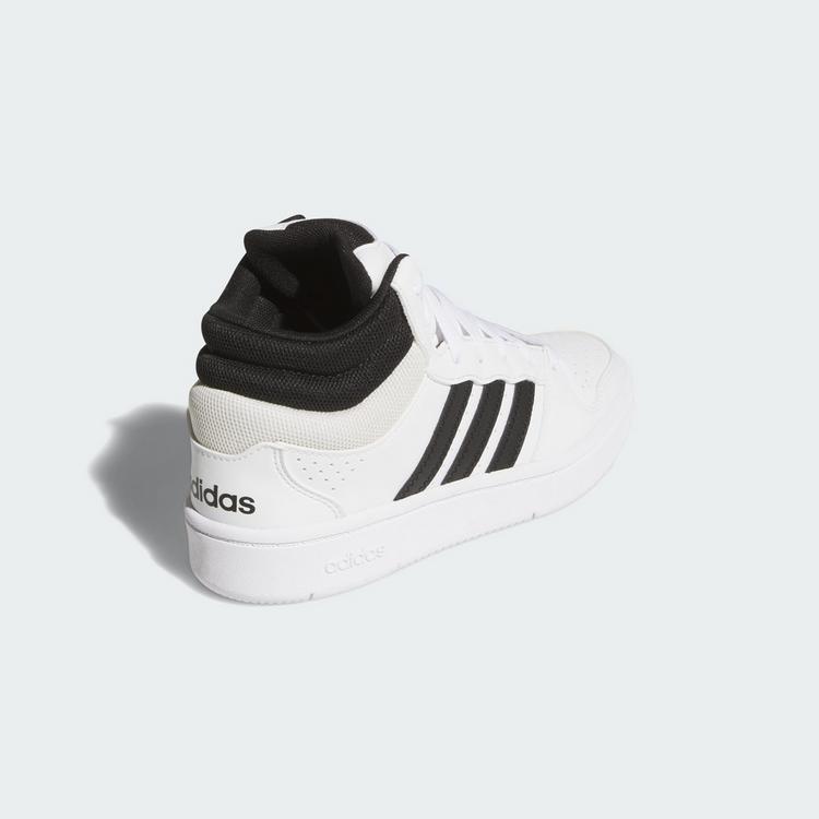 adidas adidas HOOPS MID CLASSIC SCHUHE Sneaker Kinder - Cloud White / Core Black / Orbit Grey - 4 | SportScheck