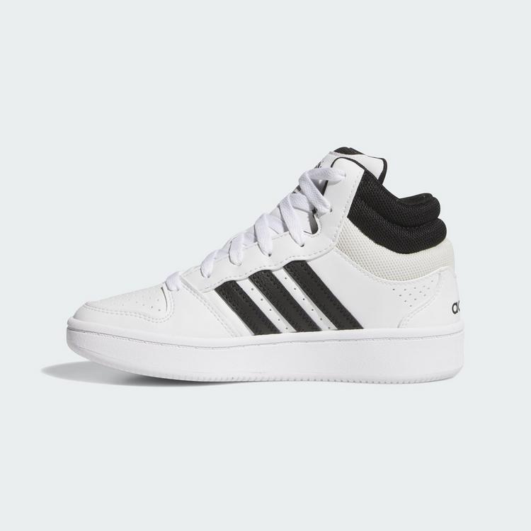 adidas adidas HOOPS MID CLASSIC SCHUHE Sneaker Kinder - Cloud White / Core Black / Orbit Grey - 5 | SportScheck