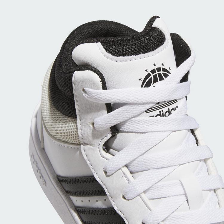 adidas adidas HOOPS MID CLASSIC SCHUHE Sneaker Kinder - Cloud White / Core Black / Orbit Grey - 7 | SportScheck