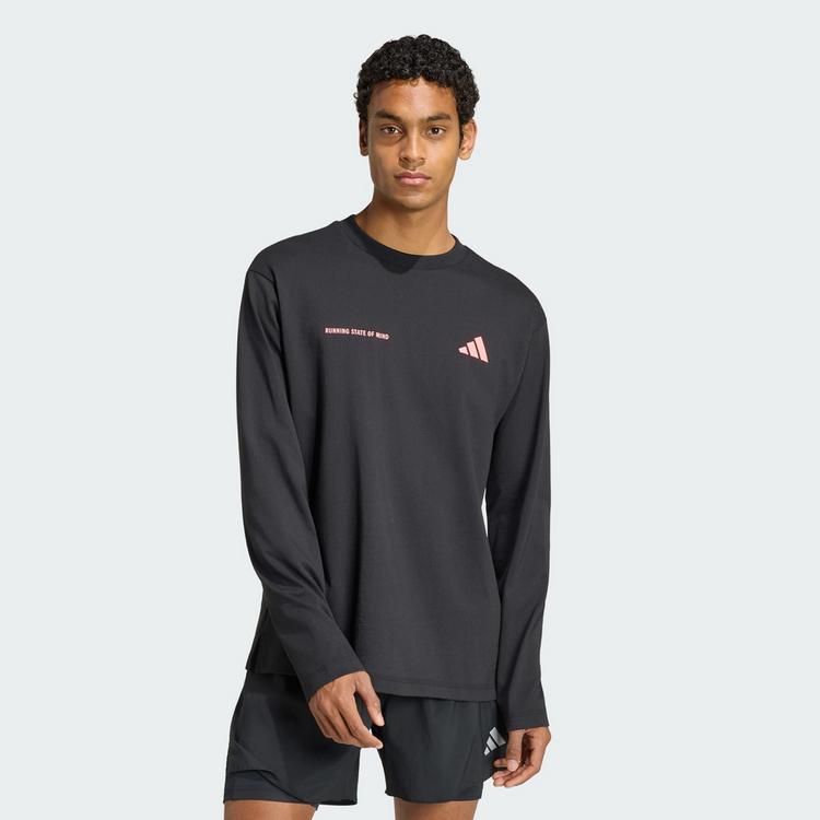 adidas adidas adi365 Running Community Culture Laufshirt - Black / Solar Turbo - 0 | SportScheck