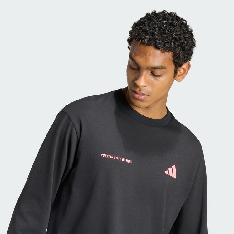 adidas adidas adi365 Running Community Culture Laufshirt - Black / Solar Turbo - 0 | SportScheck
