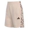 adidas Seasonal Essentials 3-Streifen Shorts, Shorts Damen - Crystal Linen / Multicolor / Crystal Linen