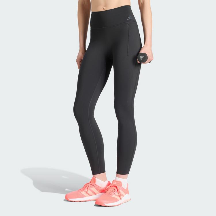 adidas adidas Optime Workout Contour Full Length Leggings Damen - Black - 0 | SportScheck