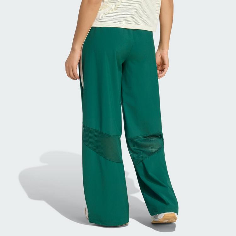 adidas adidas Hyperglam Color Block Hose gewebt Trainingshose Damen - Collegiate Green - 1 | SportScheck